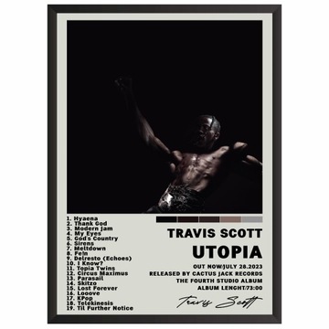 Travis Scott Utopia Plakat z albumem