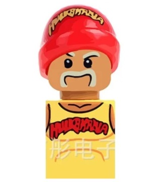 Hulk Hogan wrestling klocki figurka wys. 24 h