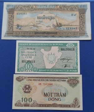 Banknoty świata mix UNC.