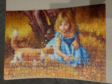 Ułożone puzzle 500 elementów