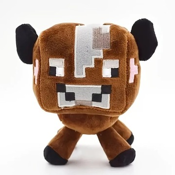 KROWA MINECRAFT MASKOTKA DLA DZIECI PLUSZAK 16CM