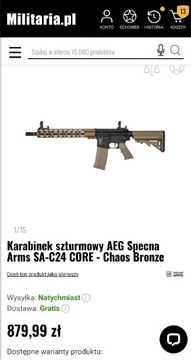 Karabinek szturmowy AEG Specna Arms SA C24 