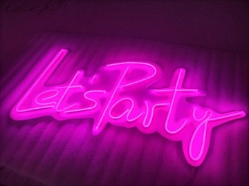 Neon podświetlany Lets Party 