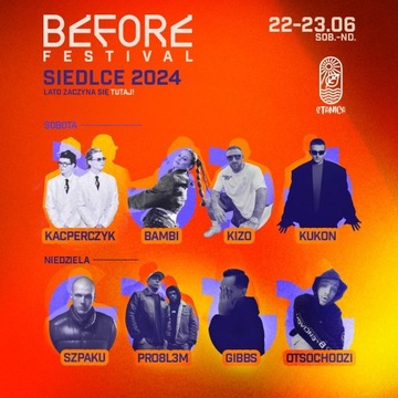 Dwa bilety na Before Festival 2024 (23.06) 