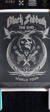 Plakat Black Sabbath The End Tour koncert Polska