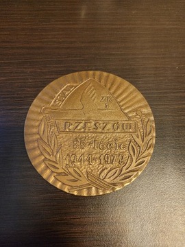 Stal Rzeszów medal jubileuszowy 35-lecie 1979 r.