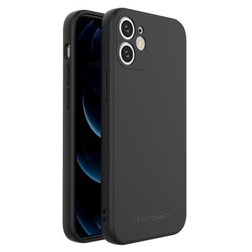 Etui silikonowe czarne iPhone 12 mini