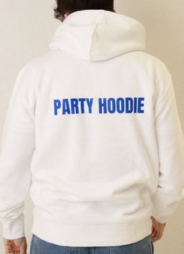 Biała bluza PARTYHOODIE S