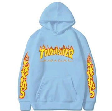 Bluza męska rozpinana z napisem THRASHER 