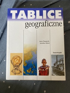 Książka Tablice geograficzne 