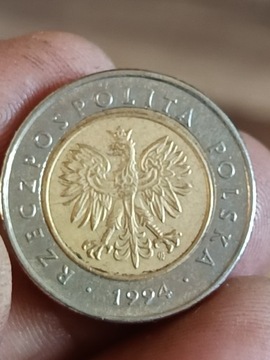 Sprzedam 5 zloty 1994 rok