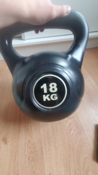 Kettlebell 18 kg fitness, siłownia, trening siłowy