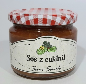 Sos z cukinii, domowy, 330 gram