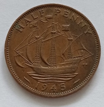Half Penny 1945