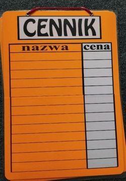 Cennik A3 Poligraf Laminat pomarańczowy 