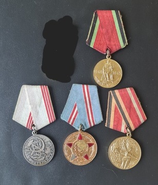 Medale ZSRR zestaw