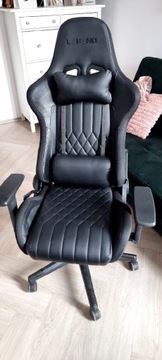 Fotel gamingowy, krzesło obrotowe RANUM LED