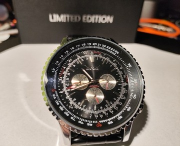 Zegarek męski mechaniczny chronograf LIMITED