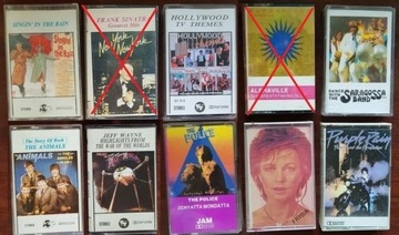 kasety audio vintage retro lata 80-te 90-te klasyk