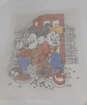 Myszka Mickey and Minnie Prasowanka PRL