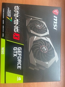 Karta Graficzna Geforce GTX 1650 Gaming X 4 GB