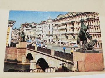 PRL Leningrad Most Aniczkowa 1970rok