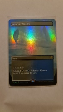 Mtg Magic the gathering Adarkar Wastes FOIL