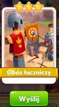 Obóz łuczniczy coin master natychmiastowa wysyłka 