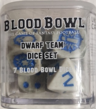 Blood Bowl DWARF Team Dice Set