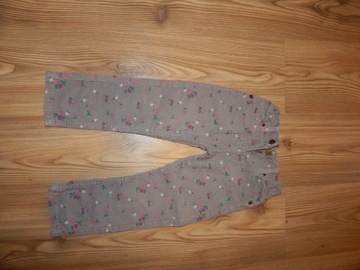 Spodnie sztruksowe roz. 98.