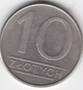 10 złotych - rok 1988