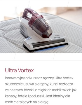 Odkurzacz do materacy Hoover Ultra Vortex MBC500UV