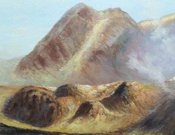 OBRAZ OLEJNY - The Mountain, 60x50cm