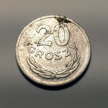 Polska - Moneta 20 gr 1976
