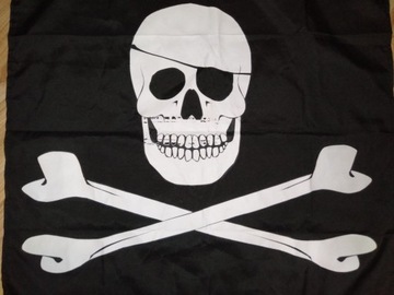 Czaszka i piracka flaga Jolly Roger Pirate Flag
