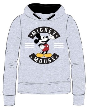 BLUZA CHŁOPIĘCA MICKEY Z KAPTUREM 134/140 SUPER 