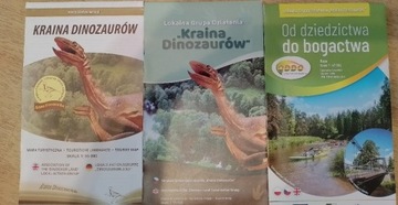 Opolska kraina dinozaurów 3 mapy