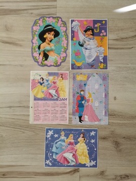Karteczki kolekcjonerske do segregatora Księżniczki Disney