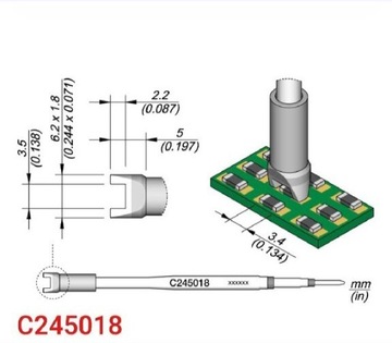 Grot lutowniczy JBC-C245018