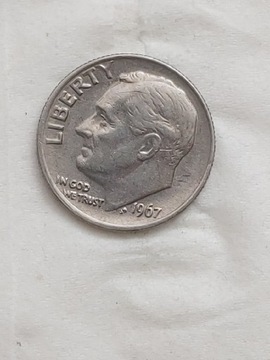 180 USA 1 dime, 1967