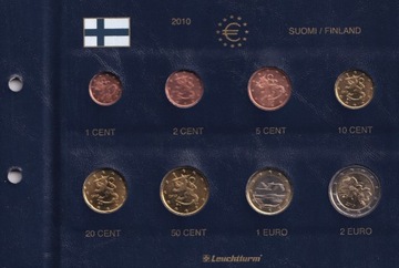 FINLANDIA – 2010 – ZESTAW EURO ..................