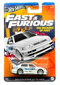 Hot Wheels Volkswagen Jetta MK3 Decades od Fast