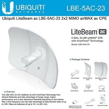 Ubiquiti LiteBeam AC LBE-5AC-23