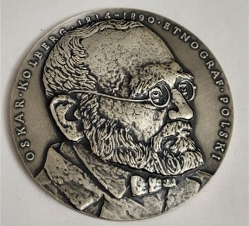 Medal Oskar Kolberg Etnograf Włodawa