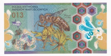 Banknot Testowy PWPW - Pszczoła Miodna 013 - UNC