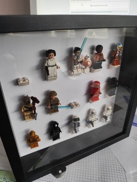 Zestaw 14 Mini figurek LEGO Star Wars w ramce