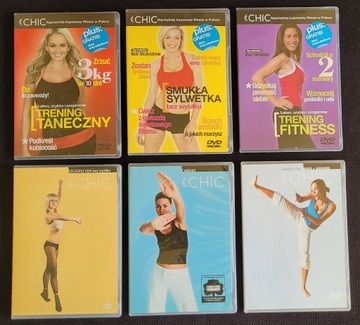 CHIC fitness zestaw 6 DVD