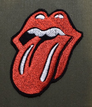 Rolling Stones język naszywka