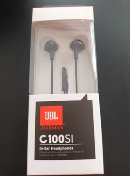 Słuchawki przewodowe JBL C100Si