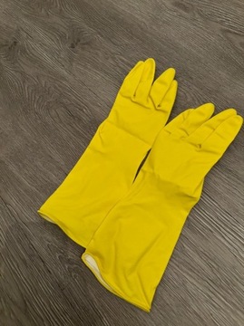 Gumowe Rękawiczki do sprzątania 12szt paczka XL